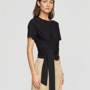 NWOT Modern Citizen Jude Tie Front Top